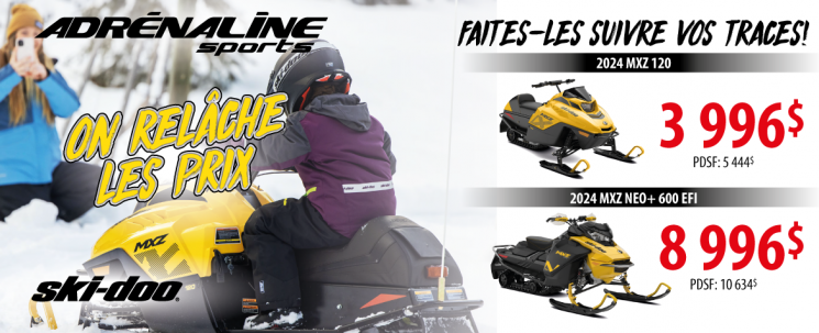 Promo Relâche Ski-Doo pour jeunes